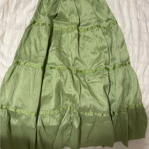 Elegant Green Skirt